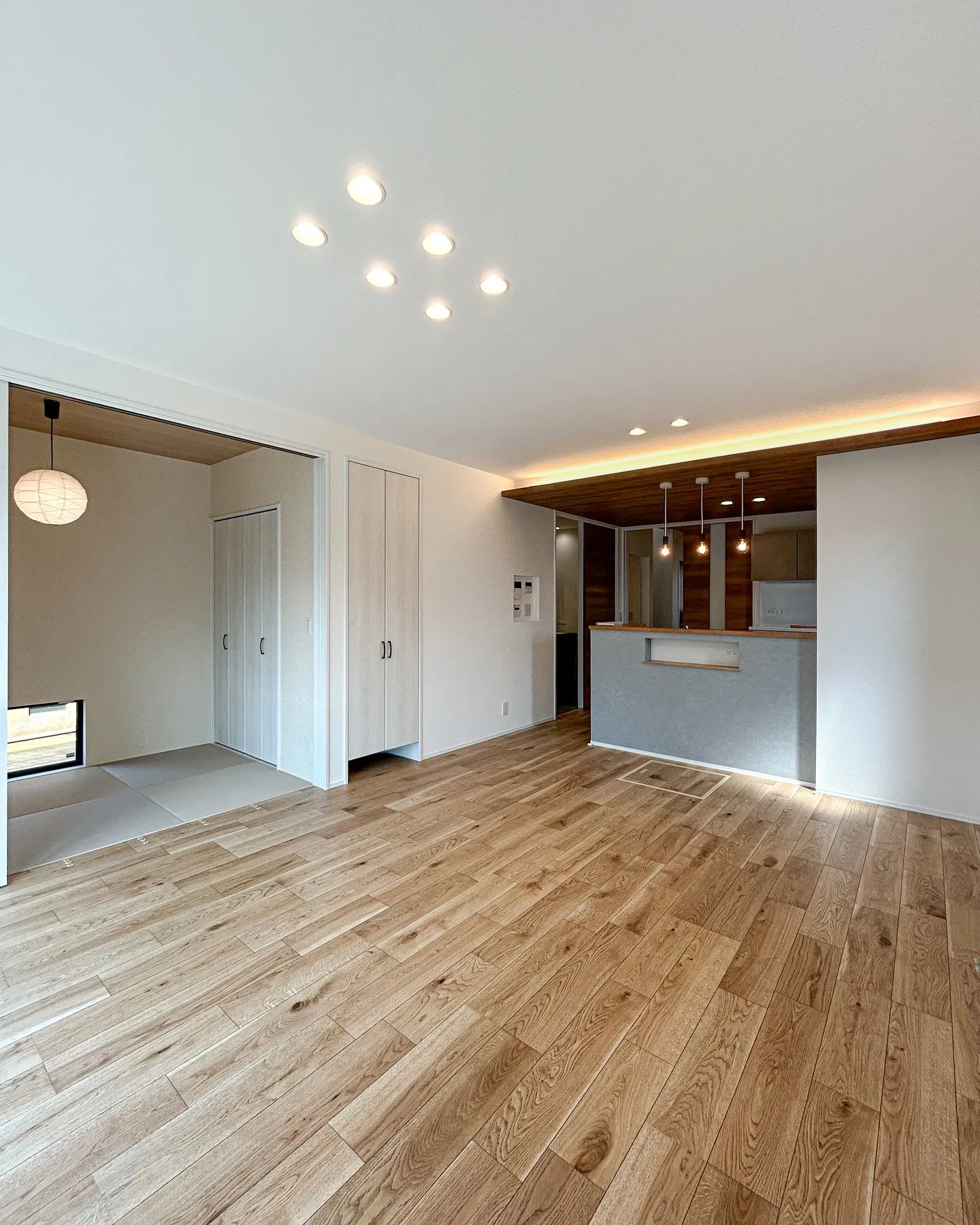 \リビング横に作って良かった/家族が安心して過ごせる和室の秘...