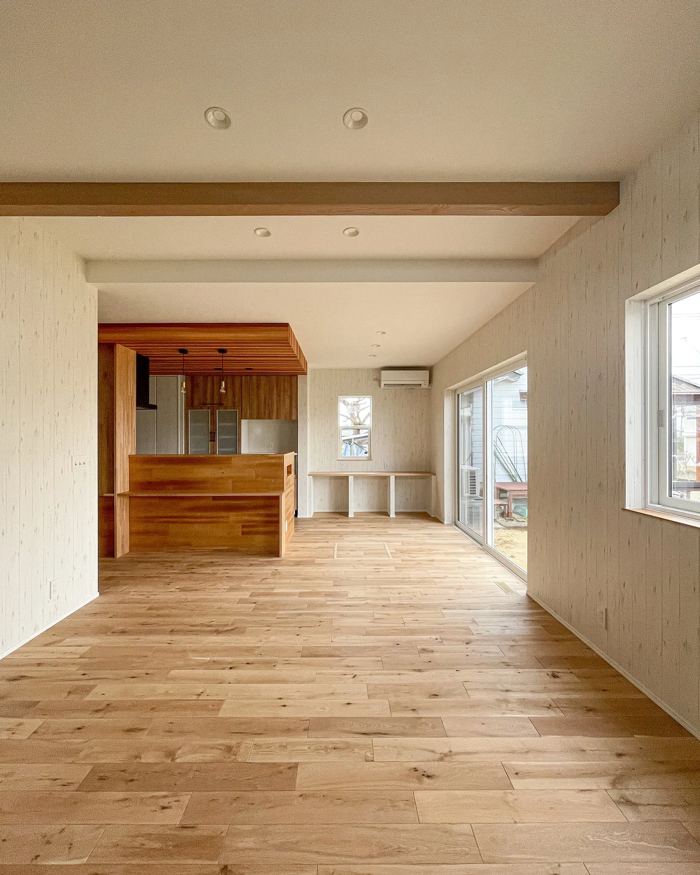 \木のぬくもりに癒されるLDK/