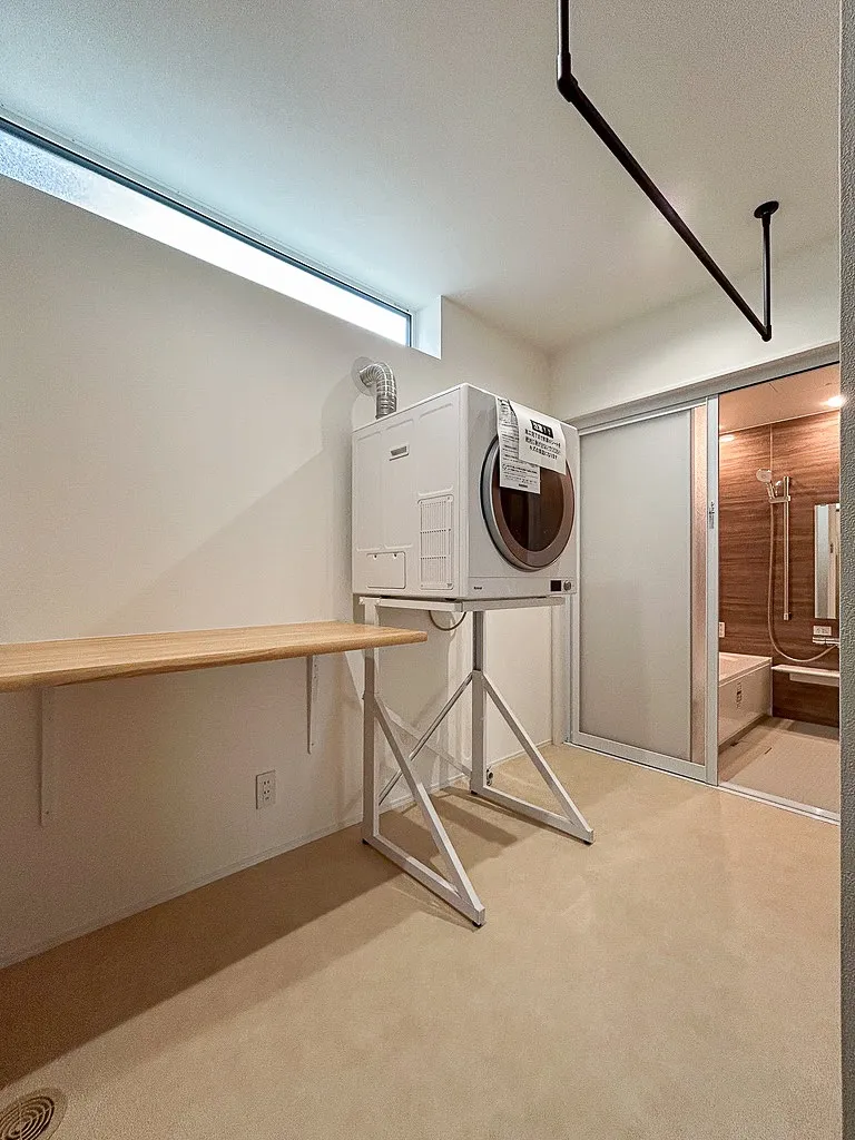 外に干した洗濯物