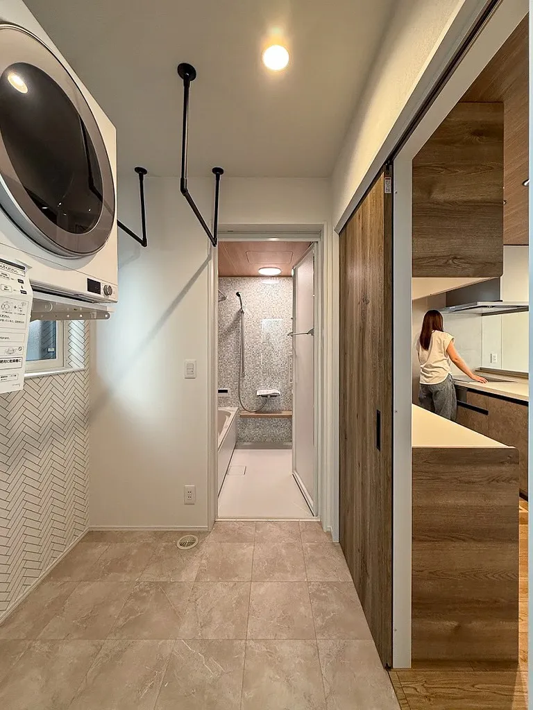 料理しながら洗濯