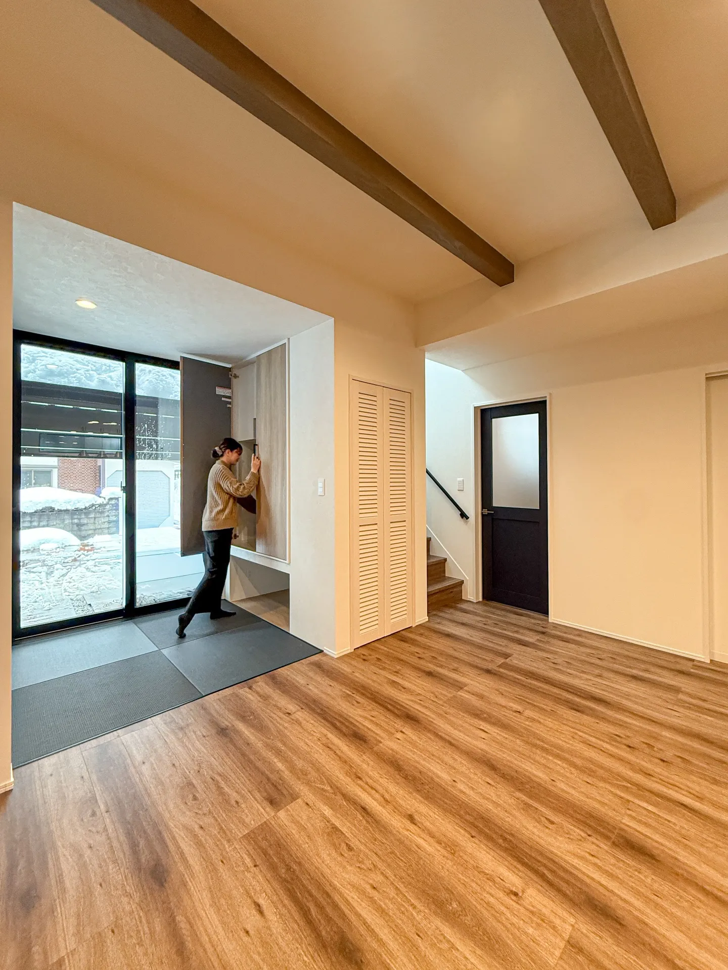 リビング横の、片付く畳スペース🌿