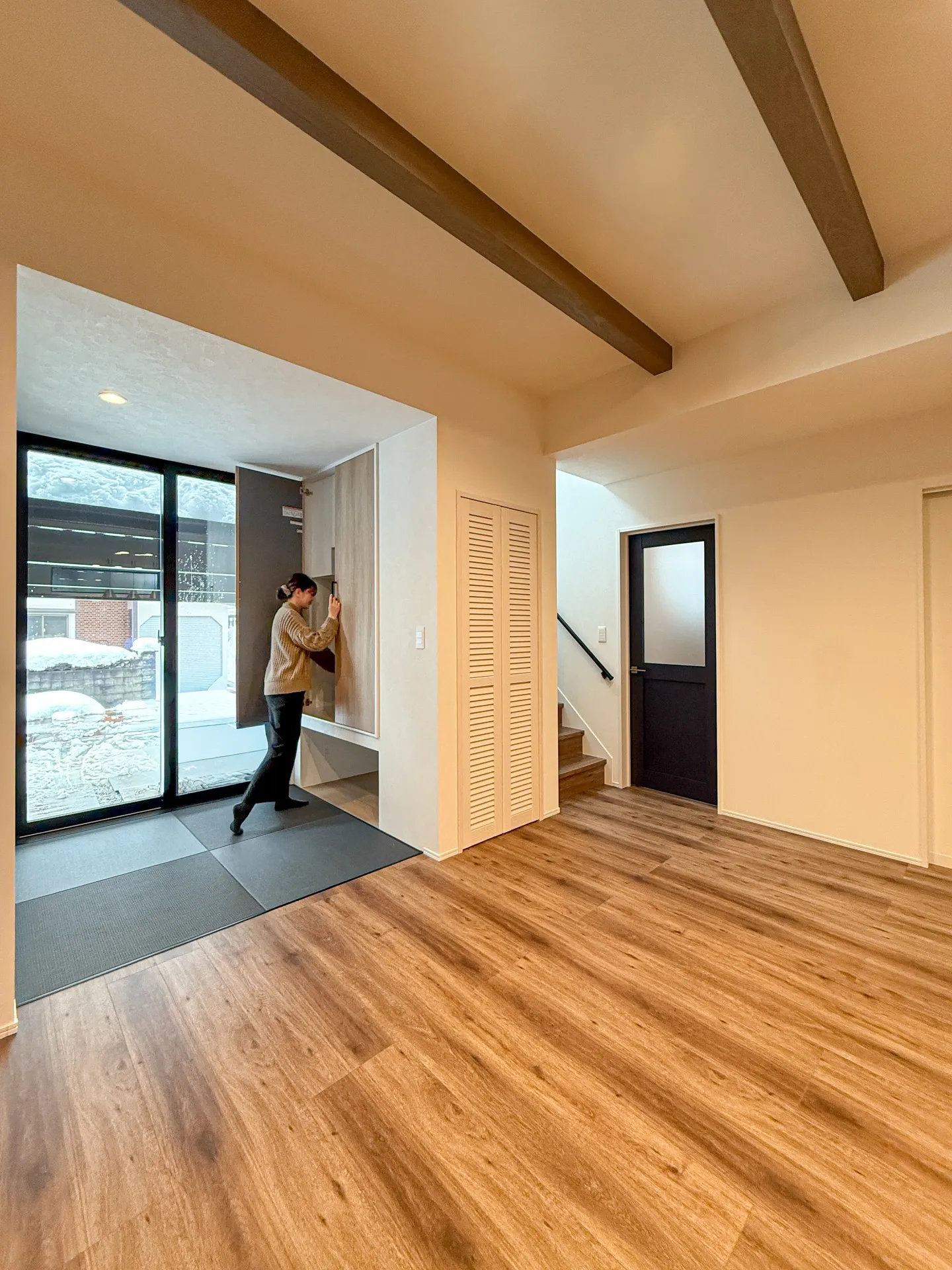 リビング横の、片付く畳スペース🌿