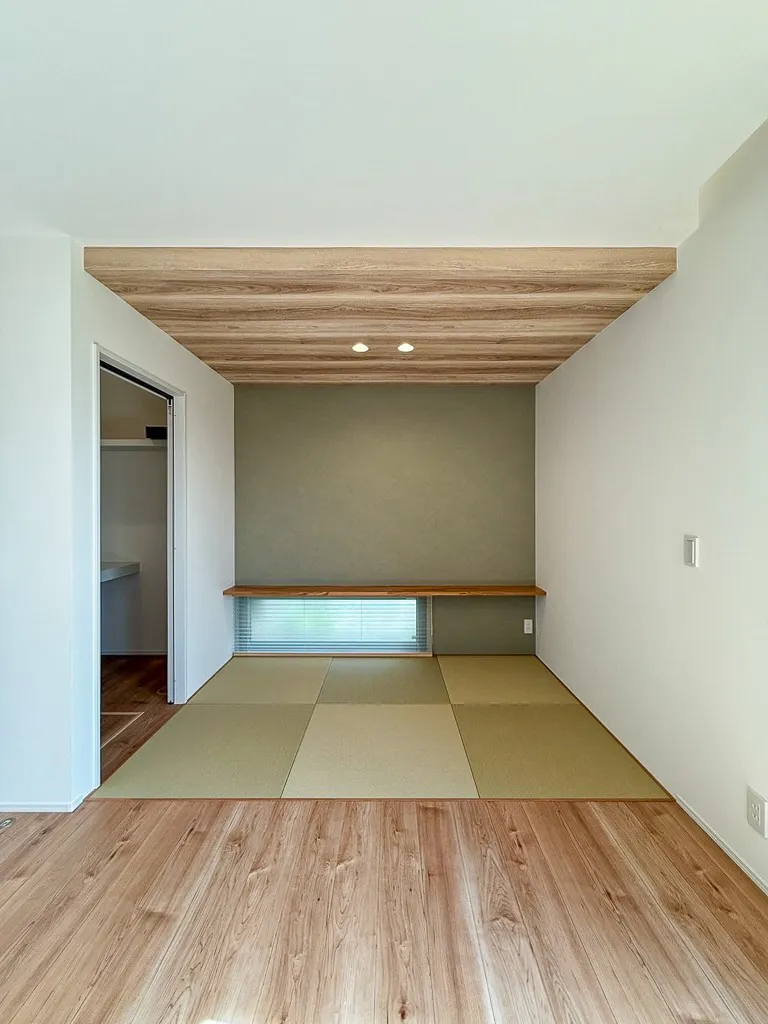 畳と緑に、ほっとする家🌿