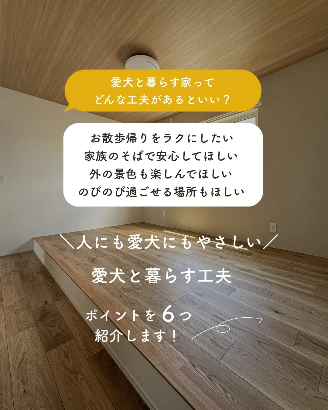 愛犬のために考えた工夫が